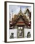 Chedi Rai Near Phra Rabieng Cloister. Wat Phra Chetuphon, (Wat Po), Bangkok, Thailand-J P De Manne-Framed Photographic Print