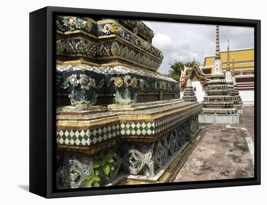 Chedi Rai Near Phra Rabieng Cloister-Jean-Pierre DeMann-Framed Stretched Canvas