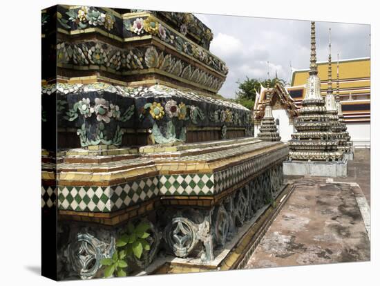 Chedi Rai Near Phra Rabieng Cloister-Jean-Pierre DeMann-Stretched Canvas