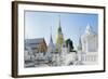 Chedis (Stupas) at the Temple of Wat Suan Dok, Chiang Mai, Thailand, Southeast Asia, Asia-Alex Robinson-Framed Photographic Print