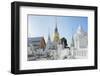 Chedis (Stupas) at the Temple of Wat Suan Dok, Chiang Mai, Thailand, Southeast Asia, Asia-Alex Robinson-Framed Photographic Print