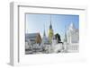 Chedis (Stupas) at the Temple of Wat Suan Dok, Chiang Mai, Thailand, Southeast Asia, Asia-Alex Robinson-Framed Photographic Print