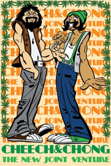 Cheech & Chong- Joint Venture-null-Lamina Framed Poster