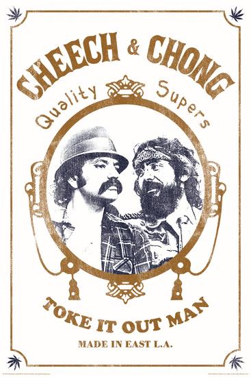 Cheech & Chong - Toke It Out-null-Lamina Framed Poster