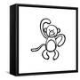 Cheeky Monkey-Marcus Prime-Framed Stretched Canvas