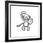 Cheeky Monkey-Marcus Prime-Framed Art Print