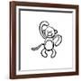 Cheeky Monkey-Marcus Prime-Framed Art Print