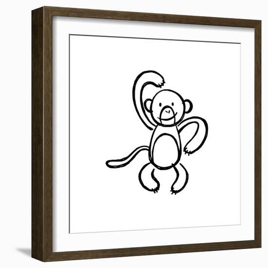 Cheeky Monkey-Marcus Prime-Framed Art Print