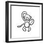 Cheeky Monkey-Marcus Prime-Framed Art Print
