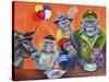 Cheeky Monkey-Sue Clyne-Stretched Canvas