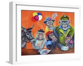 Cheeky Monkey-Sue Clyne-Framed Giclee Print