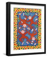 Cheeky Monkeys-Cathy Baxter-Framed Giclee Print