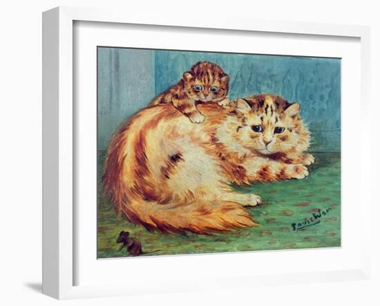 Cheeky Mouse!-Louis Wain-Framed Giclee Print