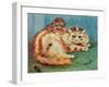 Cheeky Mouse!-Louis Wain-Framed Giclee Print