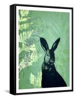 Cheeky Rabbit-Trudy Rice-Framed Stretched Canvas