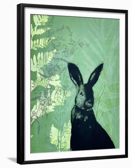 Cheeky Rabbit-Trudy Rice-Framed Art Print