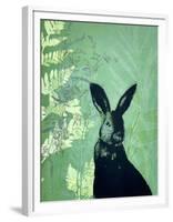 Cheeky Rabbit-Trudy Rice-Framed Art Print