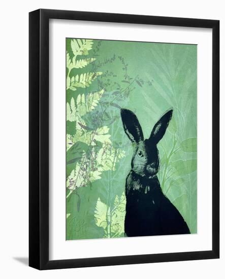 Cheeky Rabbit-Trudy Rice-Framed Art Print