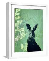 Cheeky Rabbit-Trudy Rice-Framed Art Print