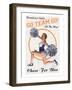 Cheer For Blue: Go Team Go!-null-Framed Art Print