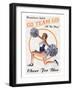 Cheer For Blue: Go Team Go!-null-Framed Art Print