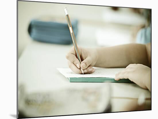 Cheerful Kids at School Room Having Education Activity-zurijeta-Mounted Photographic Print