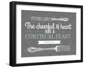 Cheerful of Heart-null-Framed Giclee Print