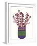 Cheerful Succulent II-Regina Moore-Framed Art Print