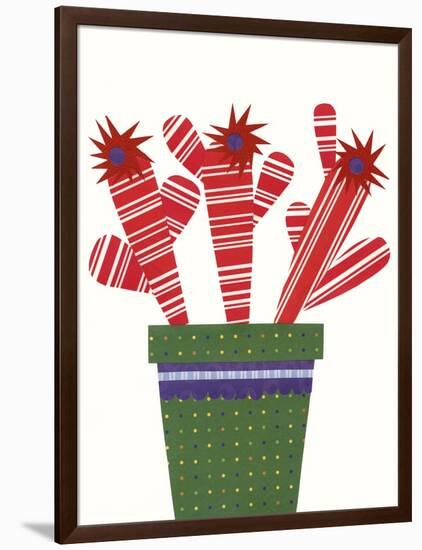 Cheerful Succulent V-Regina Moore-Framed Art Print