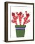 Cheerful Succulent V-Regina Moore-Framed Art Print