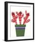 Cheerful Succulent V-Regina Moore-Framed Art Print