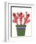 Cheerful Succulent V-Regina Moore-Framed Art Print