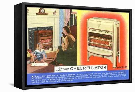 Cheerfulator Gas Heater-null-Framed Stretched Canvas