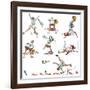 "Cheerleader", November 25,1961-Norman Rockwell-Framed Giclee Print