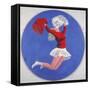 Cheerleader Tondo, 2001-Joe Heaps Nelson-Framed Stretched Canvas