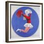 Cheerleader Tondo, 2001-Joe Heaps Nelson-Framed Giclee Print