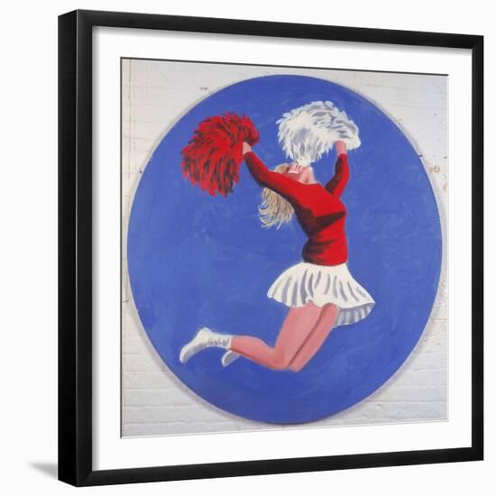 Cheerleader Tondo, 2001-Joe Heaps Nelson-Framed Giclee Print