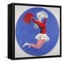 Cheerleader Tondo, 2001-Joe Heaps Nelson-Framed Stretched Canvas