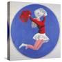 Cheerleader Tondo, 2001-Joe Heaps Nelson-Stretched Canvas