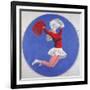 Cheerleader Tondo, 2001-Joe Heaps Nelson-Framed Giclee Print