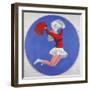 Cheerleader Tondo, 2001-Joe Heaps Nelson-Framed Giclee Print