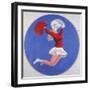 Cheerleader Tondo, 2001-Joe Heaps Nelson-Framed Giclee Print