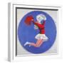 Cheerleader Tondo, 2001-Joe Heaps Nelson-Framed Giclee Print