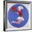 Cheerleader Tondo, 2001-Joe Heaps Nelson-Framed Giclee Print