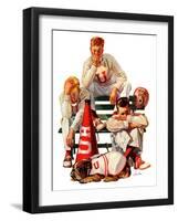 "Cheerleaders after Lost Game,"November 18, 1939-Lonie Bee-Framed Giclee Print