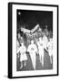 Cheerleaders at the Minnesota- Iowa Game, Minneapolis, Minnesota, November 1960-Francis Miller-Framed Photographic Print