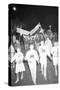 Cheerleaders at the Minnesota- Iowa Game, Minneapolis, Minnesota, November 1960-Francis Miller-Stretched Canvas