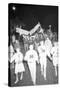 Cheerleaders at the Minnesota- Iowa Game, Minneapolis, Minnesota, November 1960-Francis Miller-Stretched Canvas