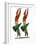 "Cheerleaders,"October 18, 1930-Sam Brown-Framed Giclee Print