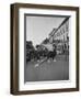 Cheerleaders Parading Prior to a Football Game Between Queens College and the University of Toronto-Lisa Larsen-Framed Photographic Print